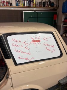 Skizze für Scheibe
